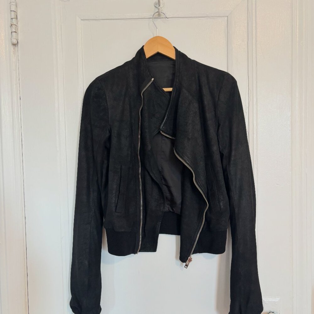 Rick Owens leather jacket
